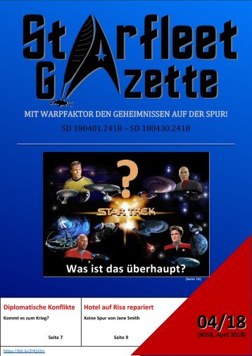 Starfleet-Gazette, Ausgabe 058 (April 2018)