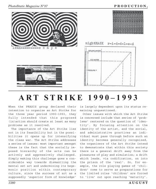 artstrike 1 9 9 0 - PhotoStatic Magazine - Detritus