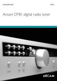 Arcam DT81 digital radio tuner