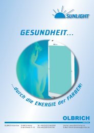 Gesundheit durch die Energie von Licht und Farben - Lichttherapie ...