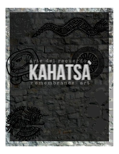 CATALOGO KAHATSA'