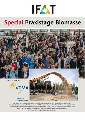 IFAT Special Praxistage Biomasse