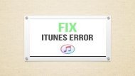 Call 1-800-608-5461 Toll-Free|How To Fix iTunes Error Code 7?
