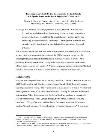 Rhetoric essay