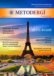 Metod Dergi - Nisan 2018