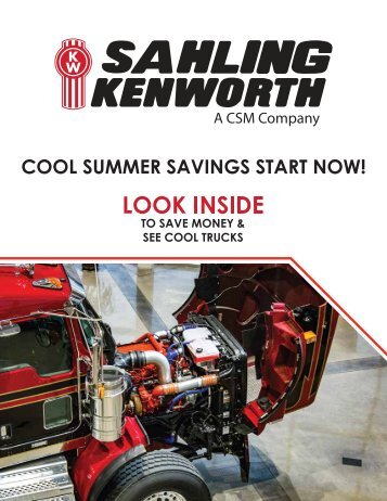 Sahling Kenworth Parts & Service Specials 2018 Vol 3