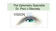 Dr. Paul Olsovsky - Provide Eye Care Service