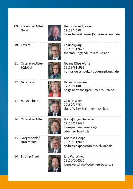 CDU Meerbusch Mitgliederbroschüre 2018 webversion