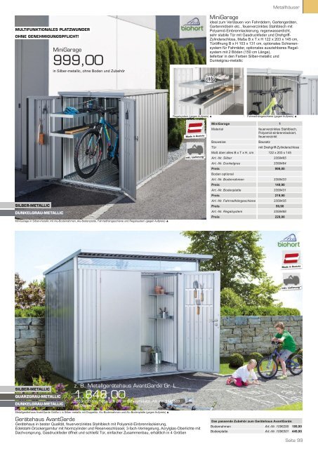 Gartenkatalog 2018 - Kremer Glismann