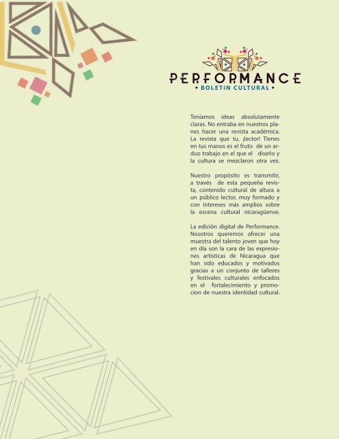 Performance Boletín Cultural. w/AlbC