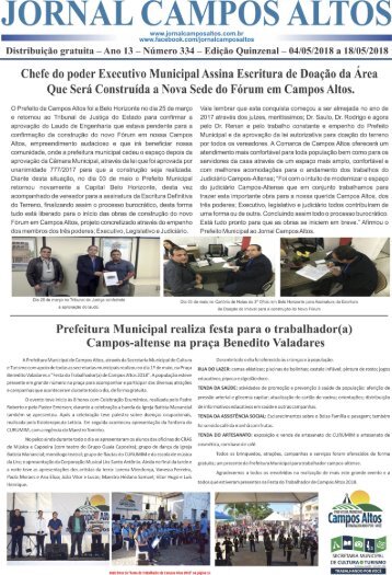 Jornal Campos Altos -Edição 334