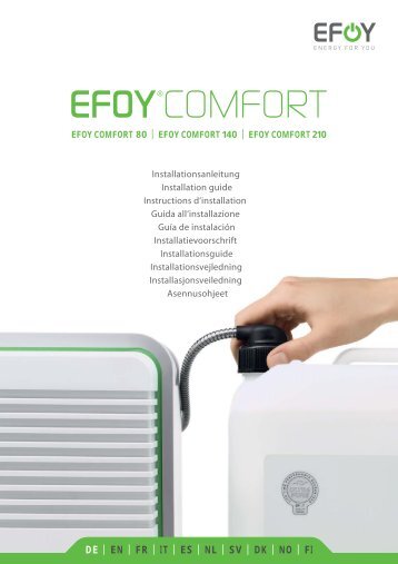 EFOY Comfort Installationsanleitung - BUKH Bremen