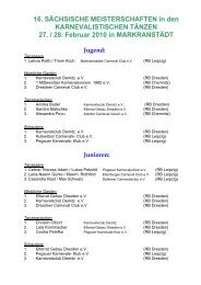 16. SÄCHSISCHE MEISTERSCHAFTEN in den ... - VSC
