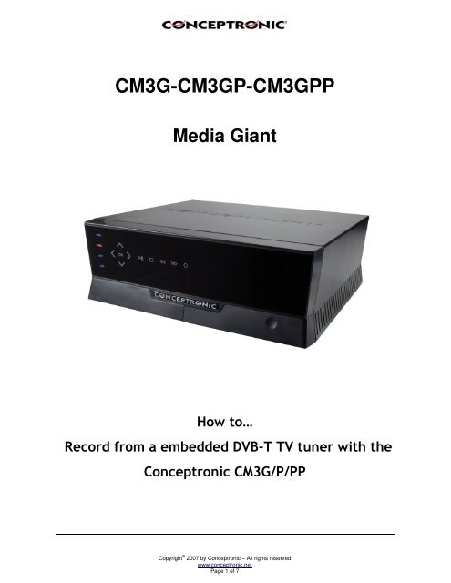 CM3G-CM3GP-CM3GPP Media Giant - Conceptronic