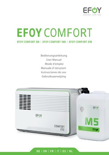 EFOY Comfort Bedienungsanleitung - BUKH Bremen