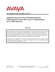 Application notes for Paetec (Broadsoft platform) - Michael McNamara