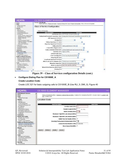 Application notes for Paetec (Broadsoft platform) - Michael McNamara