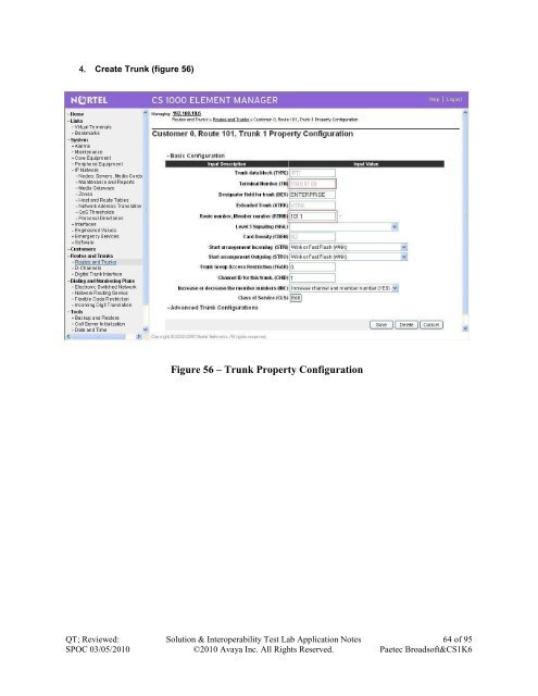Application notes for Paetec (Broadsoft platform) - Michael McNamara