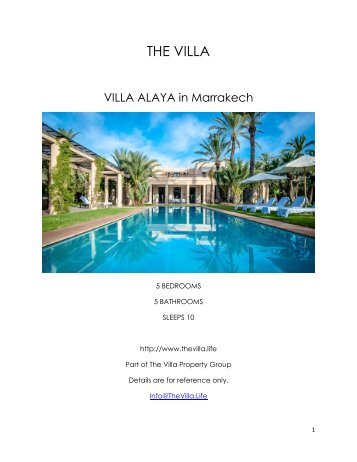Villa Alaya - Marrakech