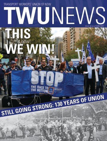 TWU News Autumn 2018