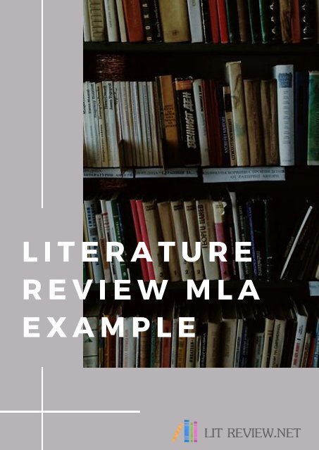 Literature Review MLA Example
