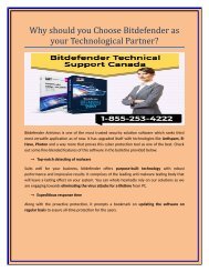 Why should you Choose Bitdefender as your Technological Partner