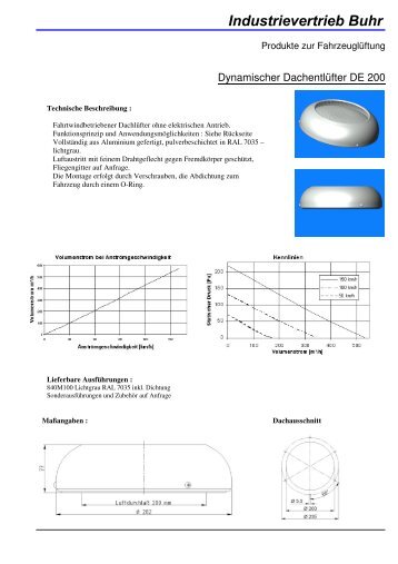Datenblatt DE 200 1 - BUHR GmbH