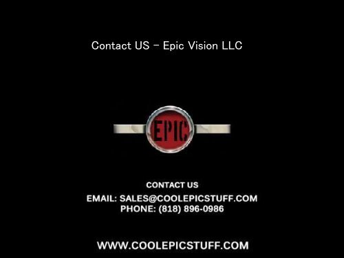 Contact US - Epic Vision LLC
