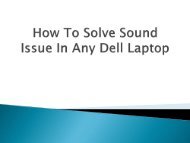 How To Solve Bad Sound Issue In Any Dell Laptop