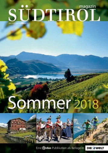 Südtirol Magazin Sommer 2018 - Die Welt