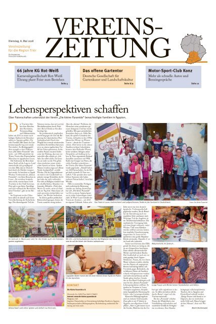 Vereinszeitung für die Region Trier - Mai 2018