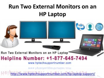 Run Two External Monitors on an HP Laptop