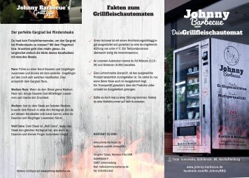 Johnny Barbecue - Flyer