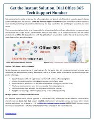 Get the Best Software Solution at Office 365 Technical Support