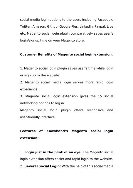 Magento Social Login Extension by Knowband