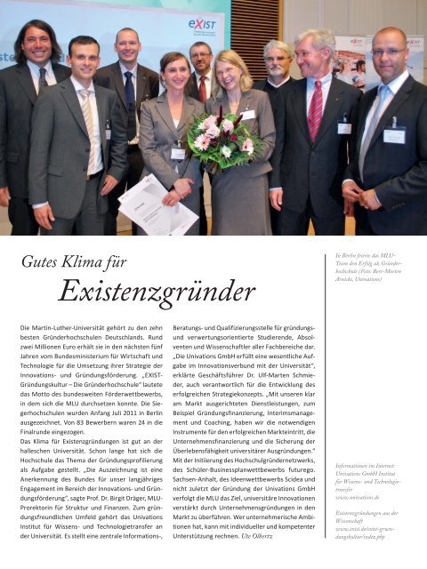 Web-Jahresmagazin2011-Deutsch - Alumni Halenses - Martin ...