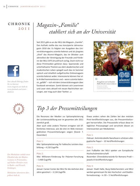 Web-Jahresmagazin2011-Deutsch - Alumni Halenses - Martin ...