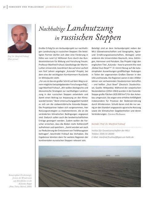 Web-Jahresmagazin2011-Deutsch - Alumni Halenses - Martin ...