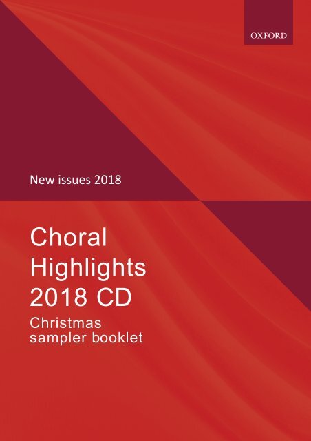 Oxford Choral Highlights: Christmas 2018