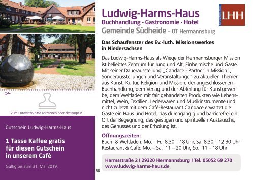Gutscheinheft Lüneburger Heide 2018