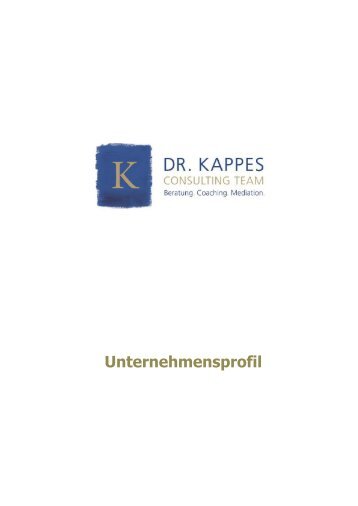 Unternehmensprofil_Dr-Kappes-Consulting-Team