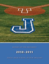 President's Report 2010-11 - Jesuit High School