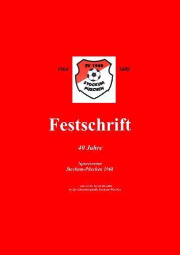 1968 2008 Festschrift - Stockum-Püschen