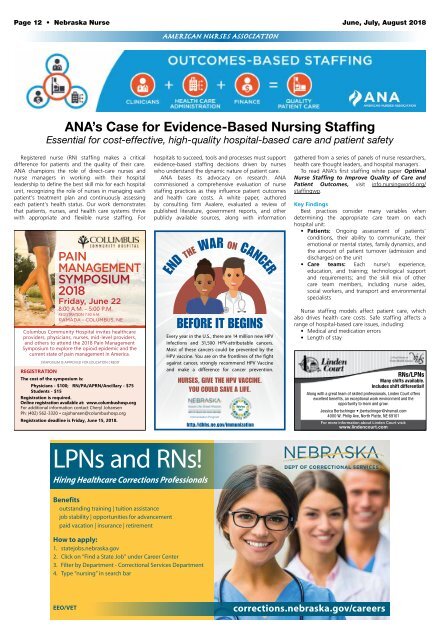 Nebraska Nurse - June 2018