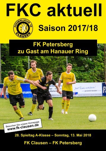 FKC Aktuell - 28. Spieltag - Saison 2017/2018