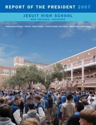 FINAL Prez Report 06-07 - Jesuit High School