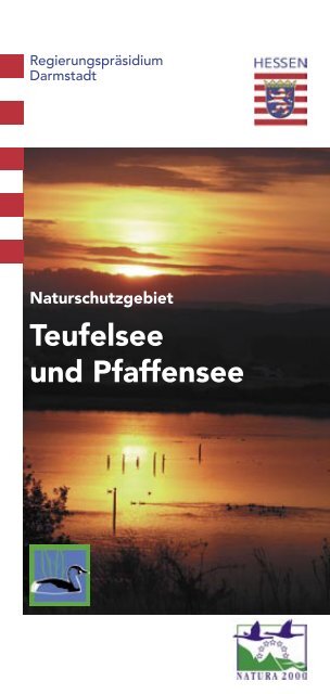 Broschüre "Teufelsee und Pfaffensee" - (NABU) Bingenheim