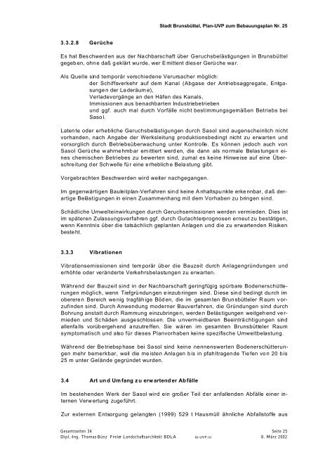 Plan-UVP - Dipl.-Ing. Thomas Bünz - LandschaftsArchitekt BDLA