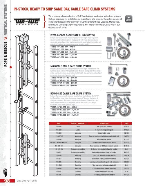 GME Supply Product Catalog Version 18.2