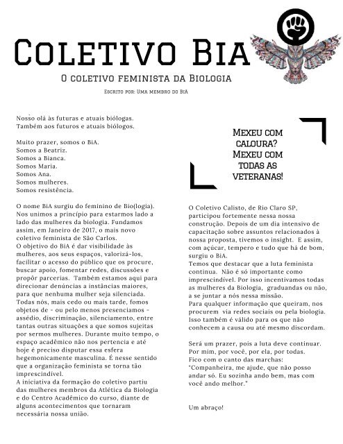 Revista Biosfera Volume 2 (1)